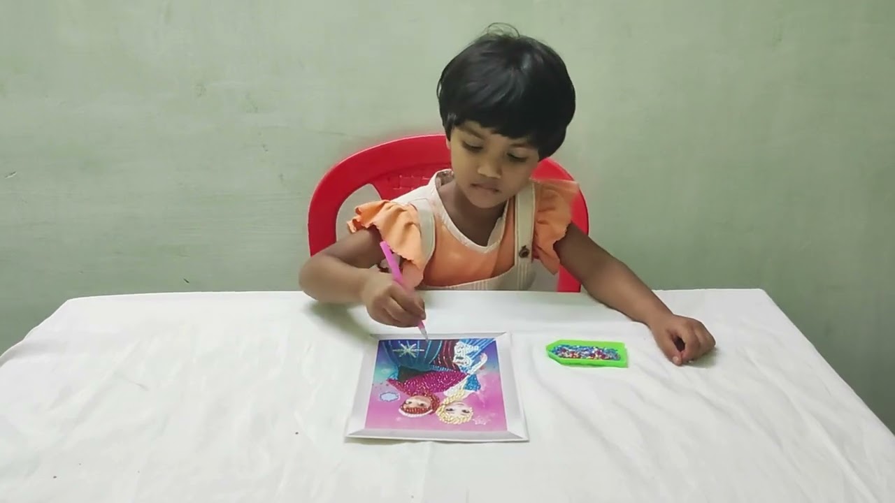 Diamond Painting Art for Kids 🌈 Sparkly & Fun Craft