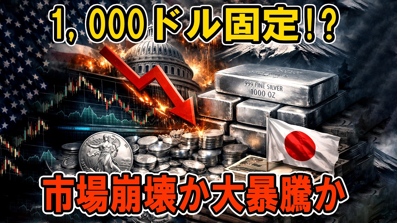 【銀1,000ドル時代へ】米国が価格下限を検討？市場激震と日本投資家の資産防衛戦略2026