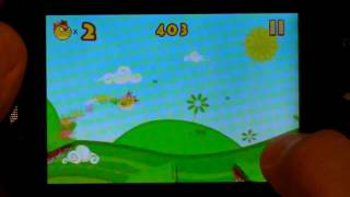 "Run, Run, Chicken" - Android 320x480 Resolution screenshot 1