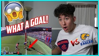 American Reacts to West Coast v Melbourne Highlights | Preliminary Finals, 2018 | AFL