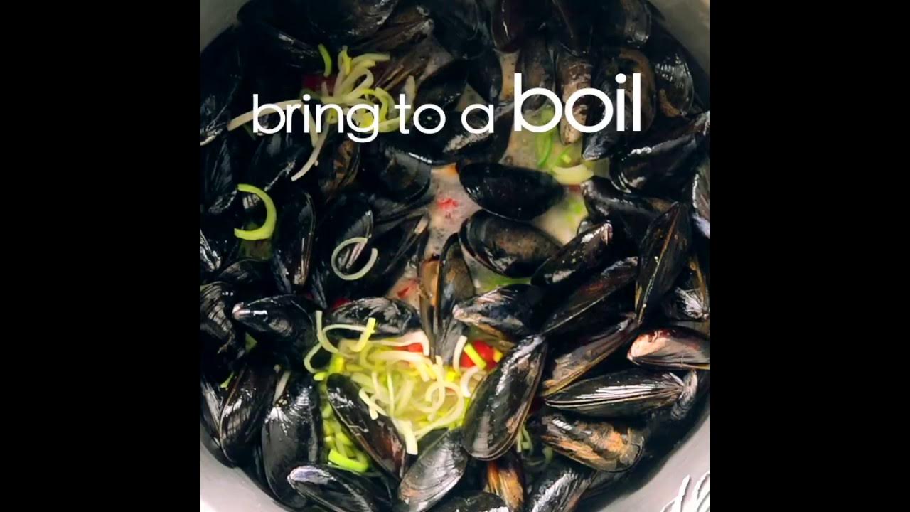 DLM Recipe Mussels with Pernod & Cream YouTube
