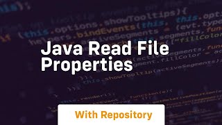 java read file properties