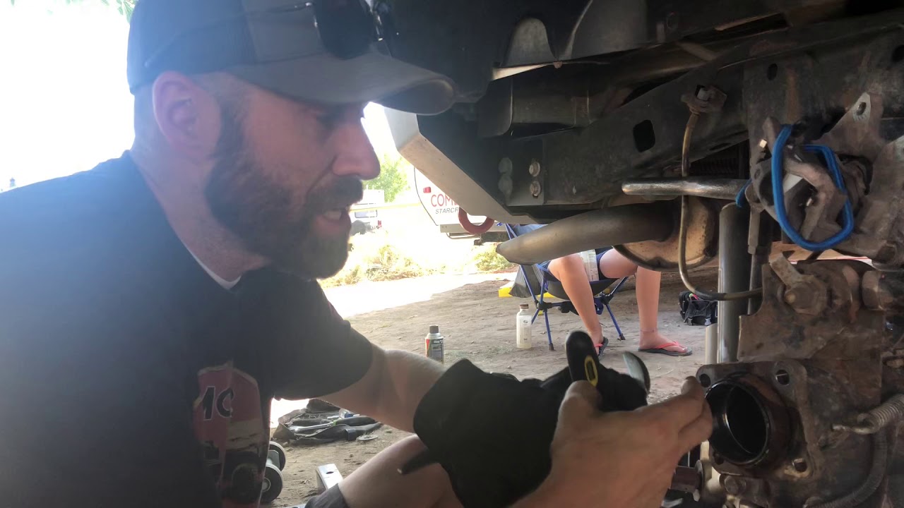 Trick for Removing Axle Shaft Race Bearing YouTube