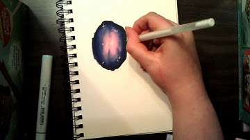Copic Tutorial #1: Galaxy Print