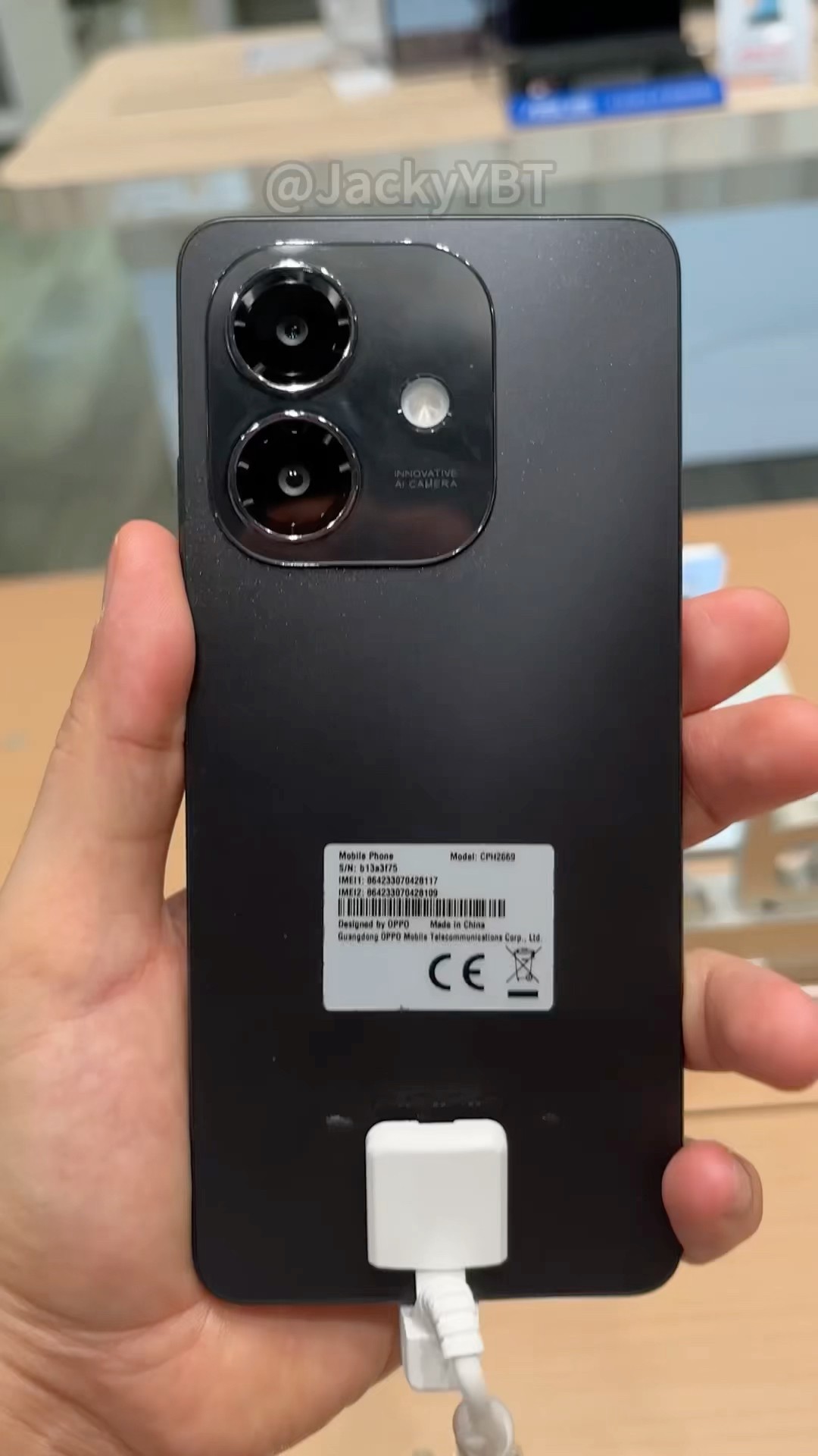 Oppo A3 Black first look! #oppo #oppoa3 - YouTube