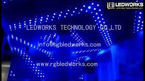 LEDWORKS rgb dmx LED pixel and Madrix APPLICATION for club, bar night club