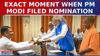 Accompanied By Two Proposers & CM Yogi Adityanath, PM Modi Files Nomination From Varanasi