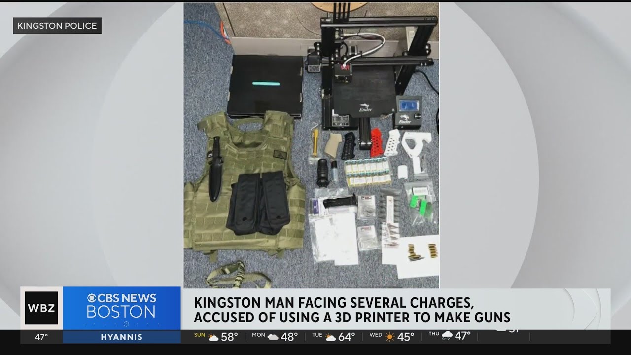 Kingston man allegedly used 3D printer to make guns - YouTube