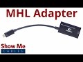 5 Pin Micro USB to HDMI MHL Adapter #3613