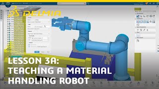 Robotics Simulation - Lesson 3A: Teaching a Material Handling Robot