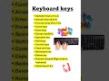 All Keyboard Keys Explained #shortvideo #viralshort #education