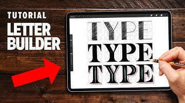 Draw Letters With Ease - Using Letter Builder Grid