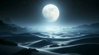 Moonlit Dunes: A Nighttime Odyssey Through the D&D Desert