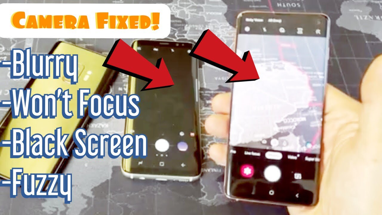 Update New Galaxy S8 / S9 / S10: la fotocamera non mette a fuoco, schermo sfocato o nero (RISOLTO)