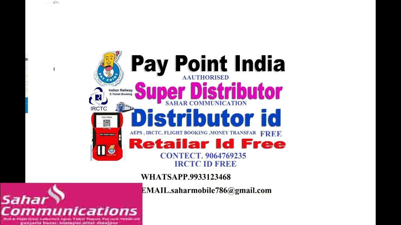 paypoint distributor kyc process ,Pay Point India Distributor id full