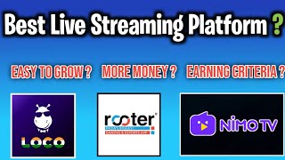 Best Live Streaming Platform | Loco , Nimo Tv , Rooter App , Twitch, Stream Karke Paise Kaise Kamaye screenshot 2