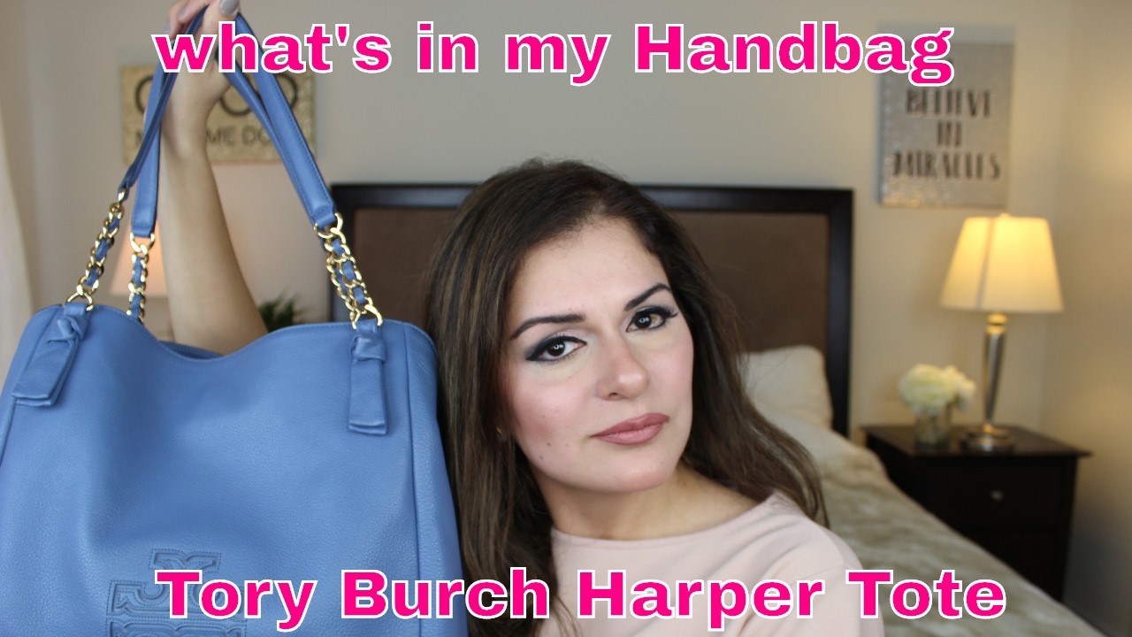 What's in My Bag, Tory Burch Harper Tote