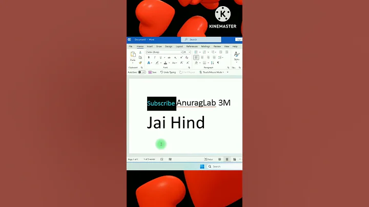 MS Word: Set Font Color to Black with Keyboard Shortcut #shorts #msword
