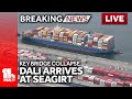 Live from skyteam 11 the dali container ship makes its way to seagirt marine terminal wbaltvcom