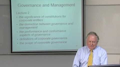 OUHK - Corporate Governance - principles, policies and practices Lecture 2 (part 5)