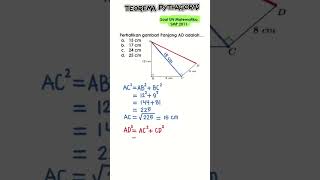 Soal Teorema Pythagoras Kelas 8 #shorts #matematika Soal Teorema Pythagoras Kelas 8 #shorts #matematika