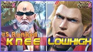 T8 ▰ KNEE (#5 Ranked Feng) Vs LOWHIGH (High Ranked Steve) ▰ Tekken 8 High Level Gameplay