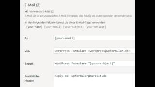 Automatische Antwort über Contact Form 7 versenden