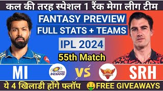 MI vs SRH Dream11 Prediction, MI vs KKR 55th Match Dream11, SRH vs MI Dream11 Prediction Today Match screenshot 4