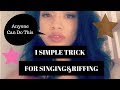 1 Simple trick for SINGING & LEARNING RIFFS AND RUNS | Can anyone learn to SING & RIFF?