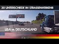 Strassenverkehr USA vs Deutschland: 30 Unterschiede