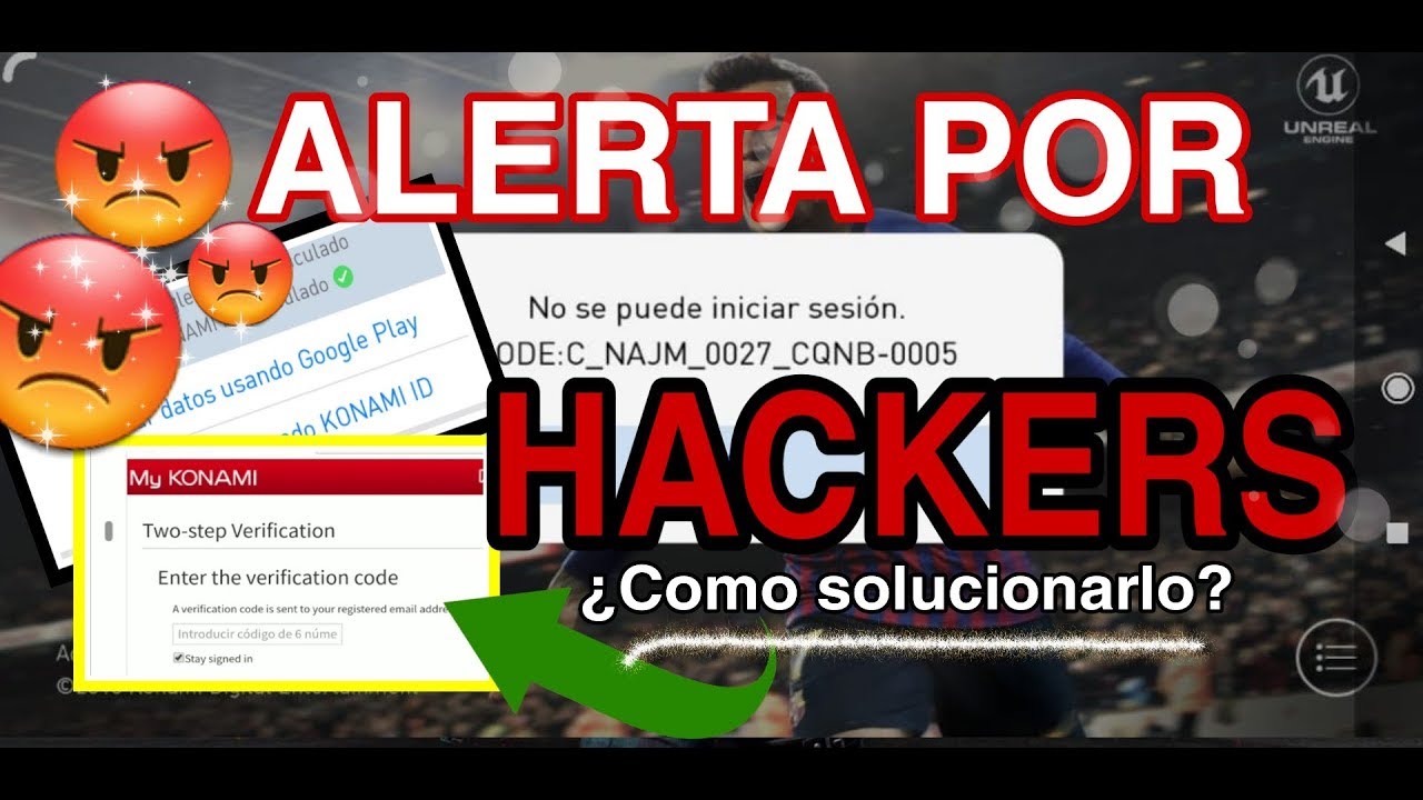 ¿Como PROTEGER TU CUENTA DE LOS HACKERS? | PES 2020 MOBILE | gleycarr ...