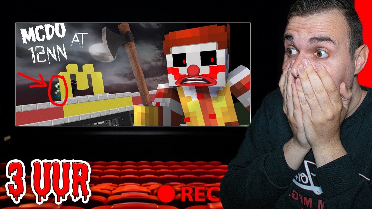 Kijk NOOIT Naar RONALD MCDONALDS FILM Om 3 UUR 'S NACHTS..! *Gaat FOUT!* (Minecraft)