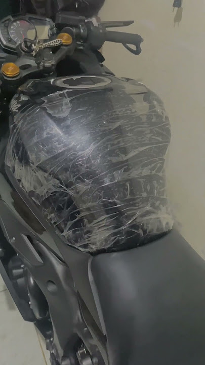 Pasang cover half tank CARBON by kabon parts???!! #zx25r #kawasakimotorcycles #ninja #kawasakizx25r