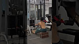 horizontal back exercise ‼️ #motivation #backworkout #shorts #vairalvideo #gymlife