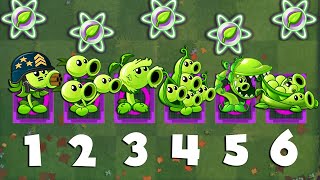 All Green PEA Plants Power-Up! in Plants vs Zombies 2 Final Bosses