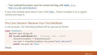 Why Pytest Doesn't Discover Your Tests and How to Fix It