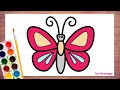 How to Draw Butterfly | Butterfly Drawing Easy Step-by-Step