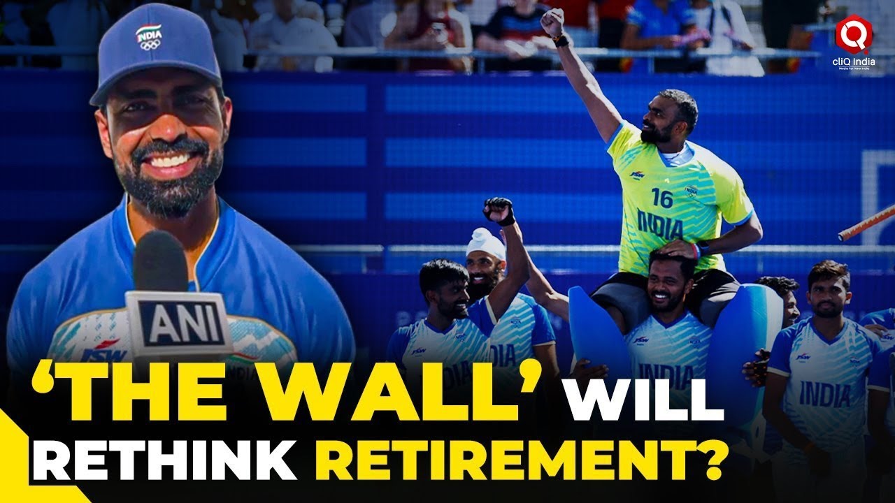 Indian star goalkeeper PR Sreejesh said this on rethinking retirement after Olympic bronze victory