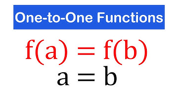 Toon aan dat een functie algebraïsch één-op-één is | SHS 1 KEUZEVAK WISKUNDE |