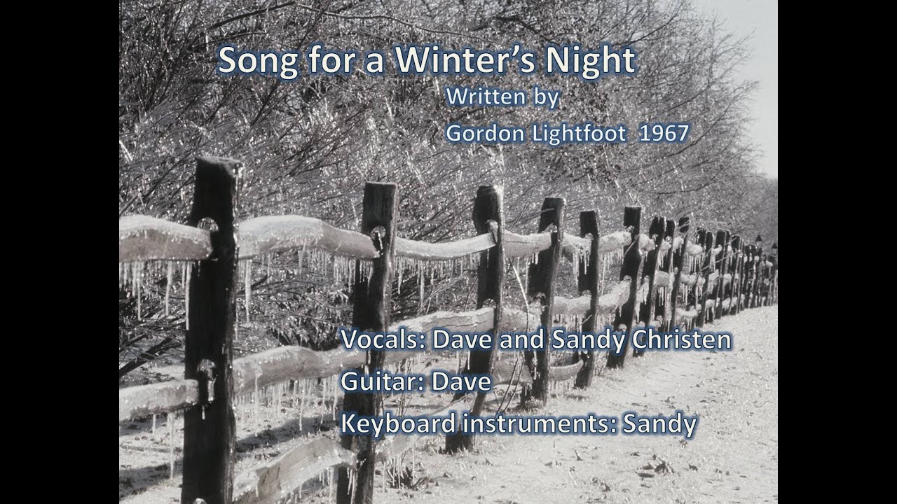 Song for a Winter's Night (cover with lyrics) - YouTube