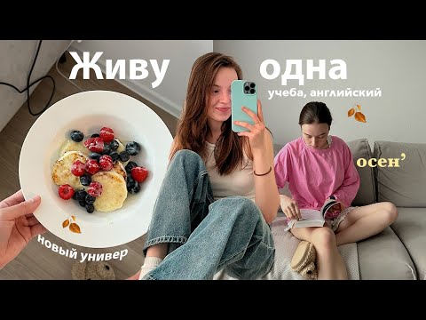 Видео: ЖИВУ ОДНА: осенний влог, школа кино, советы в психотерапии, разговорный клуб и Москва