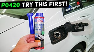 Engine Light Code P0420 Catalytic Converter Efficiency Bellow Treshold Fix
