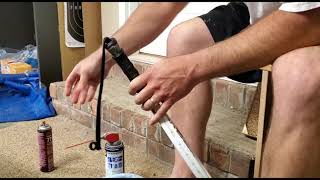 Python grip installation on racquetball racquet