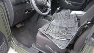 MOPAR 2015 JK JEEP WRANGLER MOPAR RUBBER MATTS REVIEW AND INSTALL