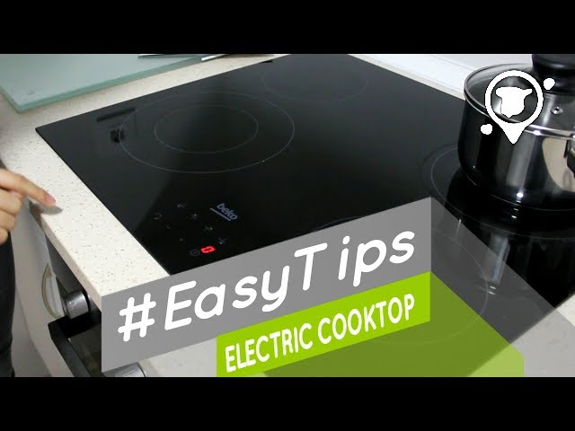 How to use the electric cooktop / Cómo usar la vitrocerámica