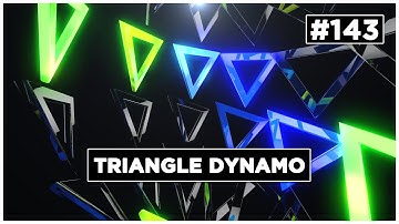 FREE VJ LOOP TRIANGLE DYNAMO 1080p