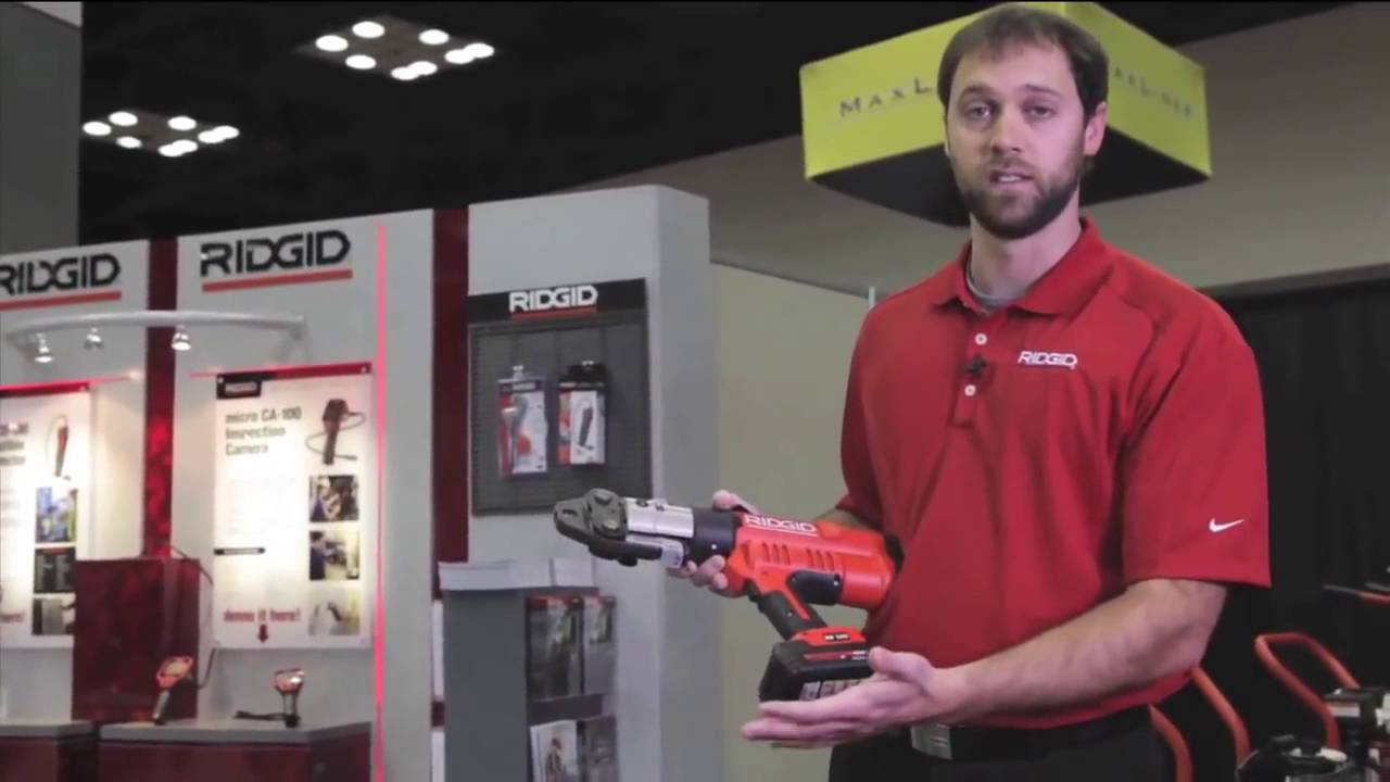 [Overview] Ridgid 43358, RP 340, Battery Press Tool Kit w/ProPress Jaws ...