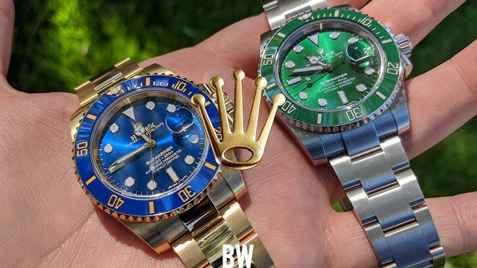 Stunning video footage of a (fantasy) yellow gold Rolex 'Hulk' Submariner