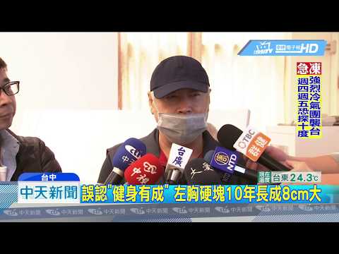 20190306中天新聞　小心！　男性也會罹乳癌　硬塊誤認「健身有成」