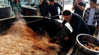 랜선으로 떠나는 쉽게 볼수 없는 우즈벡 음식 몰아보기 ! 필라프, 케밥 | Delicious ! Online Uzbek Food Tour | Uzbek Street Food